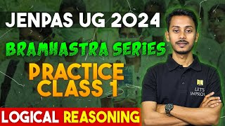 JENPAS UG 2024 Logical Reasoning  Practice Class 1  Bramhastra Series  Imrul Sir  Lets Improve [upl. by Roselba]