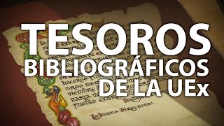 Exposición de tesoros bibliográficos de la UEx en Badajoz [upl. by Ddene]