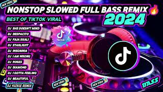 🔥NEW  NONSTOP REMIX LATEST TIKTOK VIRAL SLOWED FULL BASS REMIX 2024 [upl. by Anitak]