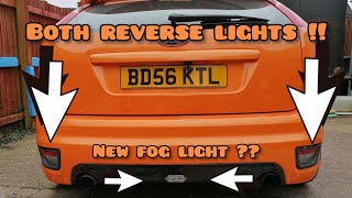 Installing a secondary reverse light on my mk2 focus st [upl. by Varien]