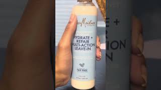 SHEA MOISTURE MULTIACTION LEAVEIN CONDITIONER [upl. by Manda426]