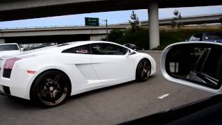 Straight Piped LNB Gallardo Tunnel Blast LOUD [upl. by Nomzed]