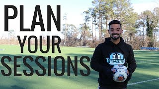 How to plan a SOCCER SESSIONPRACTICE [upl. by Corron]