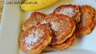 Jamaican Banana Fritters Recipe [upl. by Ielirol759]