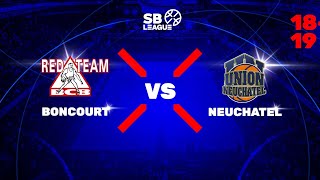 SB League  Day 14 BONCOURT vs NEUCHATEL [upl. by Aiciram]