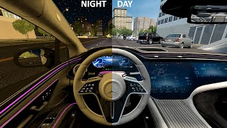 2023 Mercedes Benz EQS 580  Day and Night Driving [upl. by Nonnerb398]