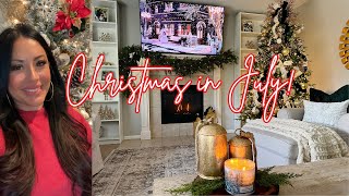 ✨NEW✨ CHRISTMAS IN JULY 2024  DECORATE WITH ME  CHRISTMAS 2024  ashleijaaron [upl. by Kiele936]