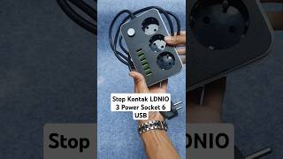 Stop Kontak LDNIO 3 Power Socket 6 USB stopkontak 3socketlistrik 4UsbPort [upl. by Peltier85]