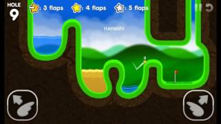 Flappy Golf 2  Golf Land Hole 9  3 Flaps [upl. by Adiari583]