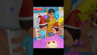 Happy Birthday To You  जन्मदिन की शुभकामनाएँ  Hindi Rhymes amp Cartoons  Infobells [upl. by Nylessoj]