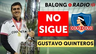 Quinteros NO SIGUE en Colo Colo balongradio Ep 193 [upl. by Tekcirc]