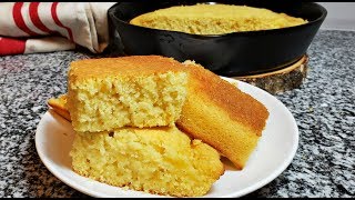 Easy Cornbread Recipe  How To Make Soft Fluffy Cornbread [upl. by Nostrebor]