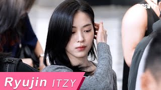 240911 류진 ryujin ITZY 있지 해외 일정 출국 departure 4K [upl. by Nnaira]