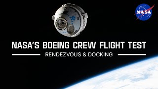 NASA’s Boeing Crew Flight Test Rendezvous and Docking [upl. by Nahtan]