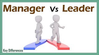 Manager Vs Leader Difference between them with definition amp Comparison Chart [upl. by Nitza977]