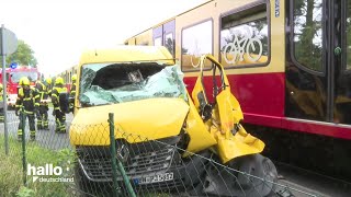 DHL Auto kracht in SBahn [upl. by Riannon]