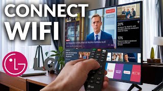 LG Smart TV  How to Connect WiFi to smart TV [upl. by Addi]