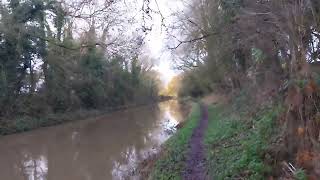 walk along the ashby canal video 37 Shackerstone area December 11th 2023 [upl. by Meerek]