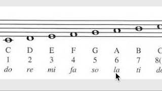 C Major Scale in G Clef [upl. by Aniaj850]