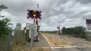 Litlington Level Crossing Cambridgeshire [upl. by Sirovart]