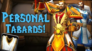 Unlocking the NEW Personalized Tabard in WoW [upl. by Lucienne]