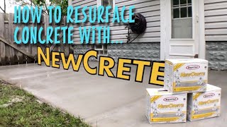 Resurface Your Concrete Driveway [upl. by Rehpotsirhcnhoj191]