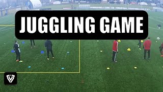 juggling hooghouden jongleren warmingup  Techniektraining Voetbal  football drills exercises [upl. by Yliah]