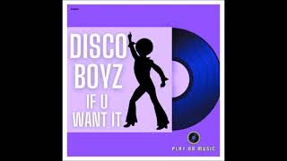 Disco Boyz  If U Want It  orig extd mix  Mrz 2024 [upl. by Yssim866]