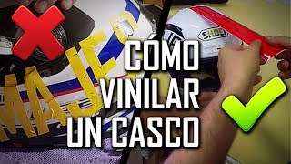 Cómo VINILAR y PERSONALIZAR un CASCO como un PRO  BRICOMAJES [upl. by Islaen]