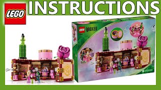 LEGO instructions  Glinda amp Elphabas Dormitory  75683  LEGO Wicked 2024 [upl. by Inoj]