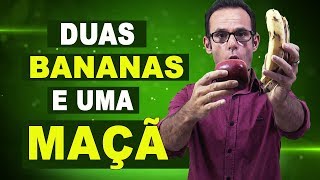 Teste glicemia COM 2 BANANAS E UMA MAÇÃ 5 TESTES [upl. by Alwitt348]