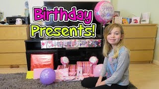 Hollies 12th Birthday Opening Birthday Presents  Present Opening [upl. by Rednasyl]