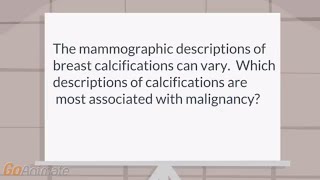 Which calcifications on mammogram are bad [upl. by Germain]