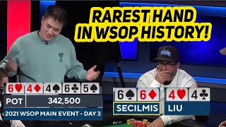 Quads vs Quads in WSOP Main Event [upl. by Jezabel]