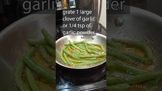 Garlic Green Beans on the Stove Top [upl. by Enoryt65]