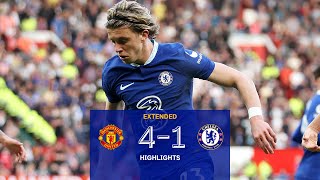 Manchester United 41 Chelsea  Highlights  EXTENDED  Premier League 2223 [upl. by Nulubez]