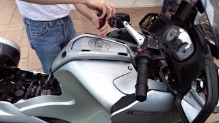 BMW R1200RT fueltank adjustment [upl. by Regdor]