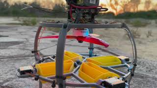 Test Flight  Monocopter with thrust vectoring [upl. by Drawoh751]