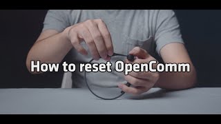 AfterShokz OPENCOMM FAQ  How to Reset [upl. by Allemat]