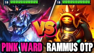 PINK WARD SHACO VS RAMMUS TOP ONE TRICK [upl. by Swanhildas]