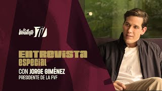 Jorge Giménez presidente de la FVF en exclusiva para LVTV [upl. by Piderit]