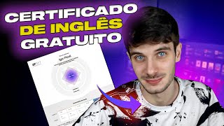 COMO TER UM CERTIFICADO DE INGLÊS INTERNACIONAL GRATUITAMENTE  Mesmo Se Nunca Fez Curso [upl. by Neff]