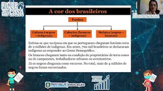 7º Ano  070720  Geografia A Heterogeneidade da população brasileira [upl. by Yarazed]