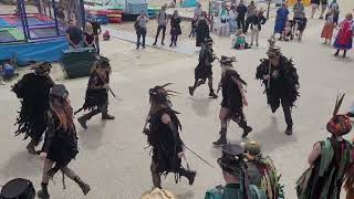 Beltane Border Morris  Lyme Regis 2024  Black Fox [upl. by Mansoor]