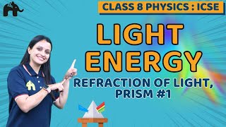 Light Energy Class 8 ICSE Physics  Selina Chapter 5  Refraction of Light Prism 1 [upl. by Chadburn645]