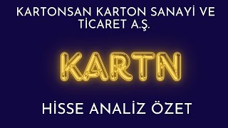 KARTONSAN HİSSE ANALİZ YORUM kartn Kartonsan Karton Sanayi ve Ticaret AŞ KARTN [upl. by Xylina660]