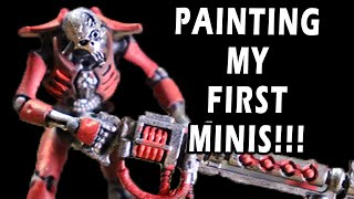 Painting My First Miniatures Ever  Warhammer 40k Necrons [upl. by Couture]