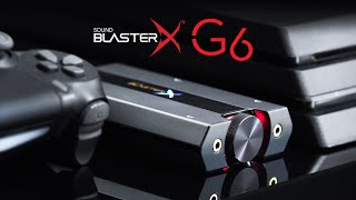 Sound BlasterX G6 with Sound Blaster Command software [upl. by Oznohpla]