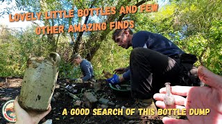 A Mixture of great finds today from big bottles to tiny relics found Mudlarking on the bottle dump [upl. by Hatokad]