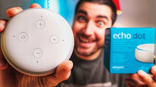 Como Configurar Alexa  Echo Dot 3 Vale A Pena Unboxing Tutorial [upl. by Bennie860]